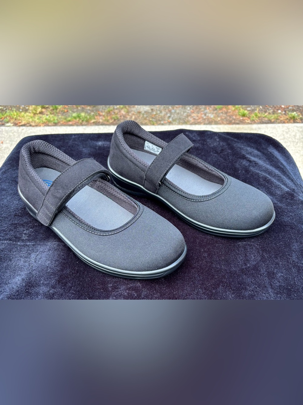 Orthofeet Springfield Black Orthopedic Mary Jane Shoes Women’s 8.5 Wide NWOB